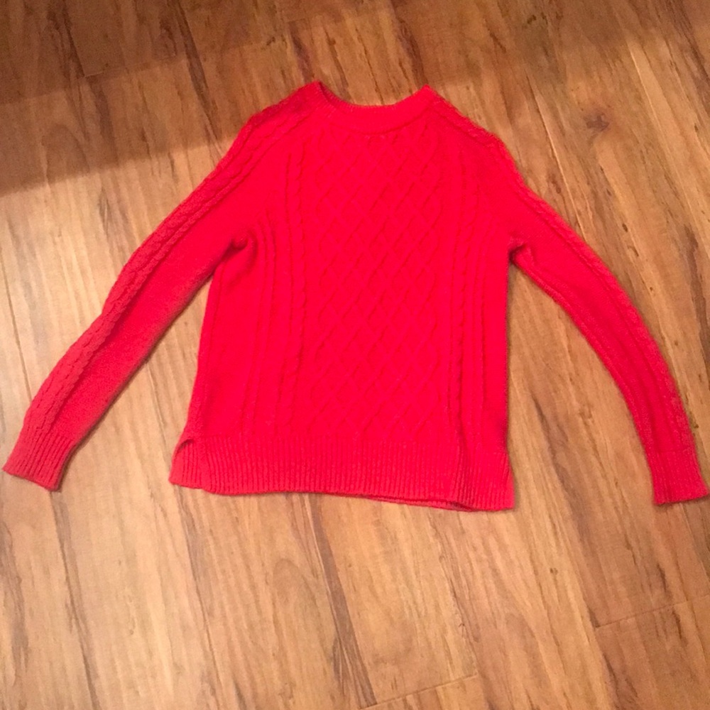 Women’s candy apple red sweater